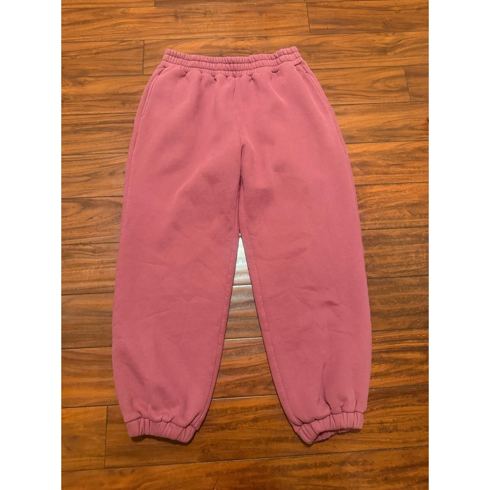 Comfrt Everyday Sweatpants Pink Mauve Fleece Lined Joggers XL Baggy Streetwear